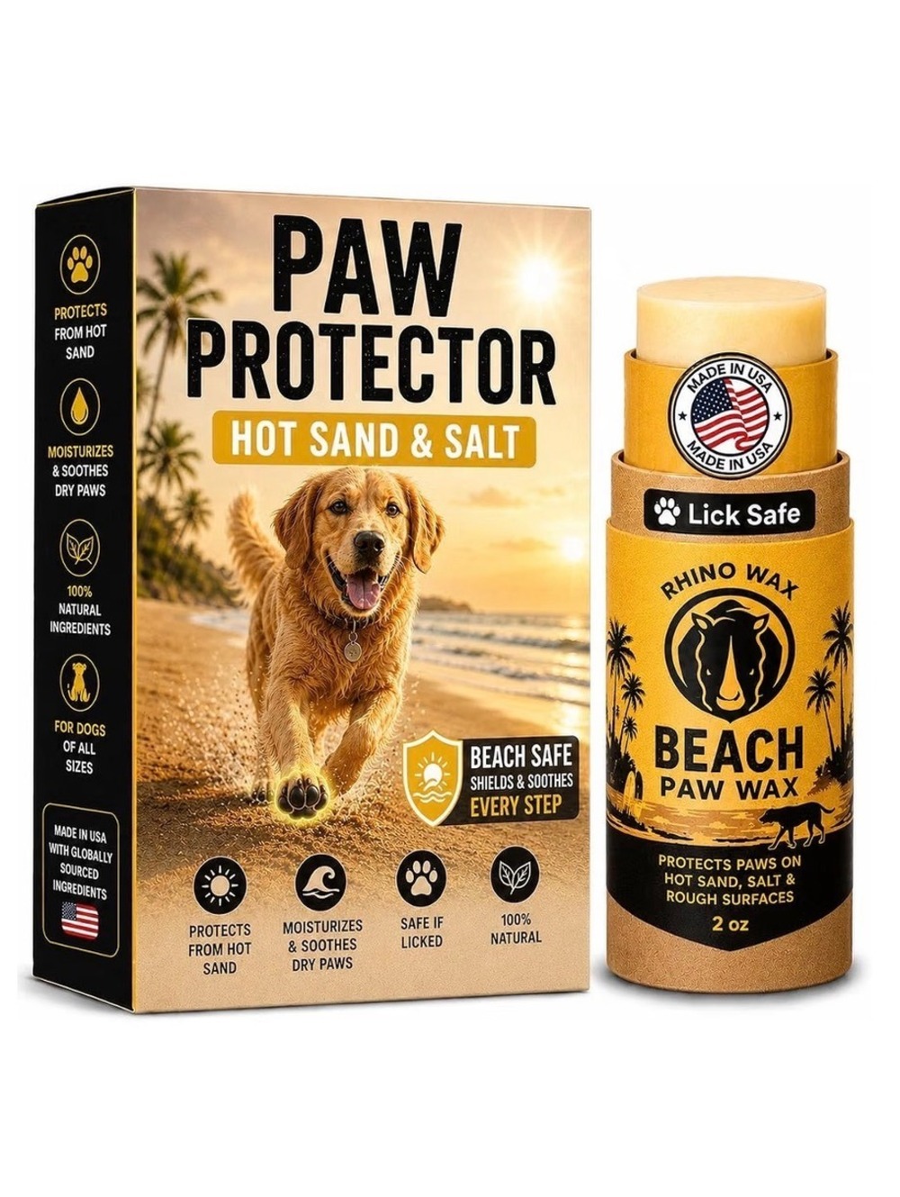NIP Beach Paw Wax for Dog Beach Essentials